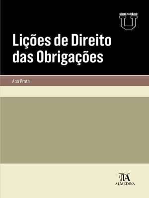 cover image of Lições de Direito das Obrigações